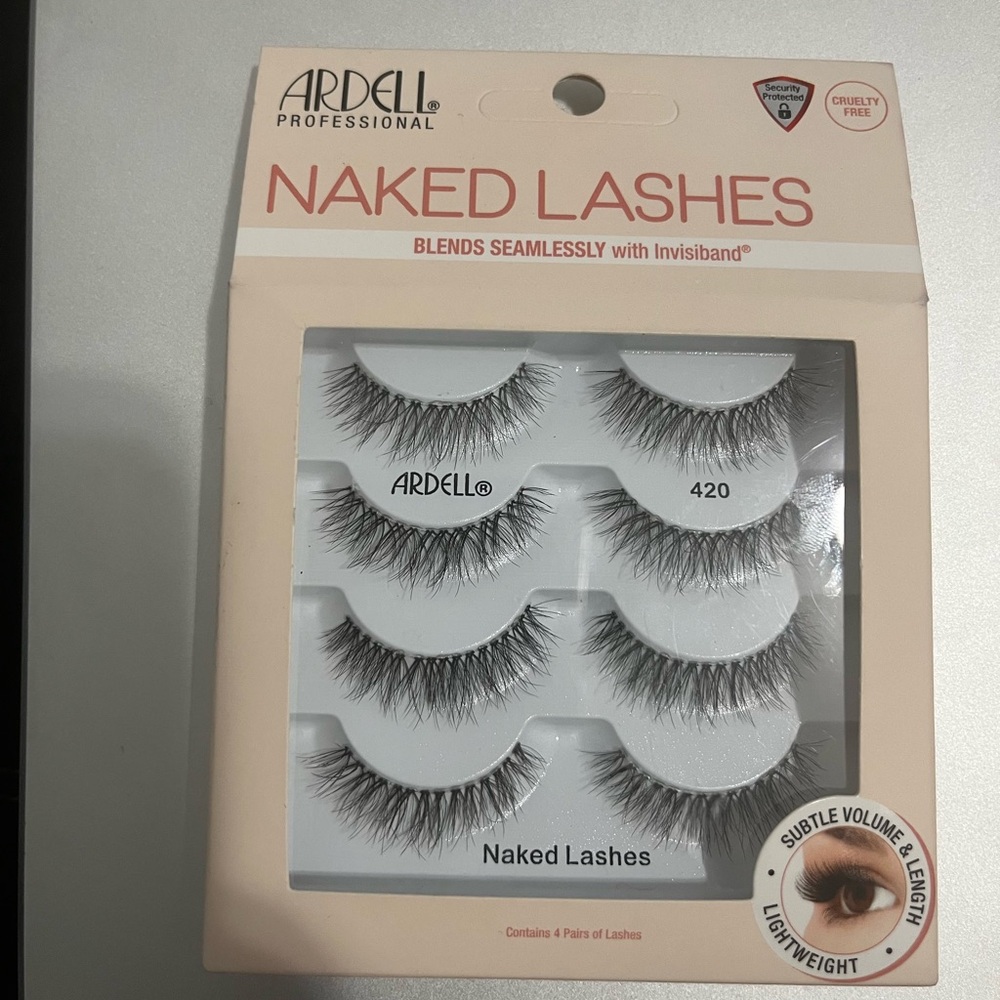 Ardell Naked False Eyelashes, Natural Volume and Length,Fake Lashes